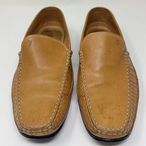 Tod’s Men’s Light Brown Leather Loafers – Size 8